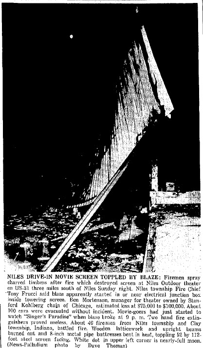 Niles 31 Outdoor Theatre - Old Article From Ron Gross